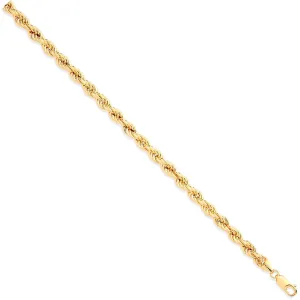 9ct Yellow Gold Hollow 6.3mm 28 Inch Rope Necklace 22.0g