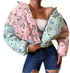 Autumn Winter Fashion Women's Padded Jacket