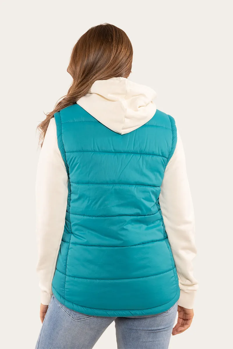 Bayside Womens Puffer Vest - Teal