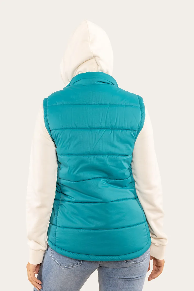 Bayside Womens Puffer Vest - Teal