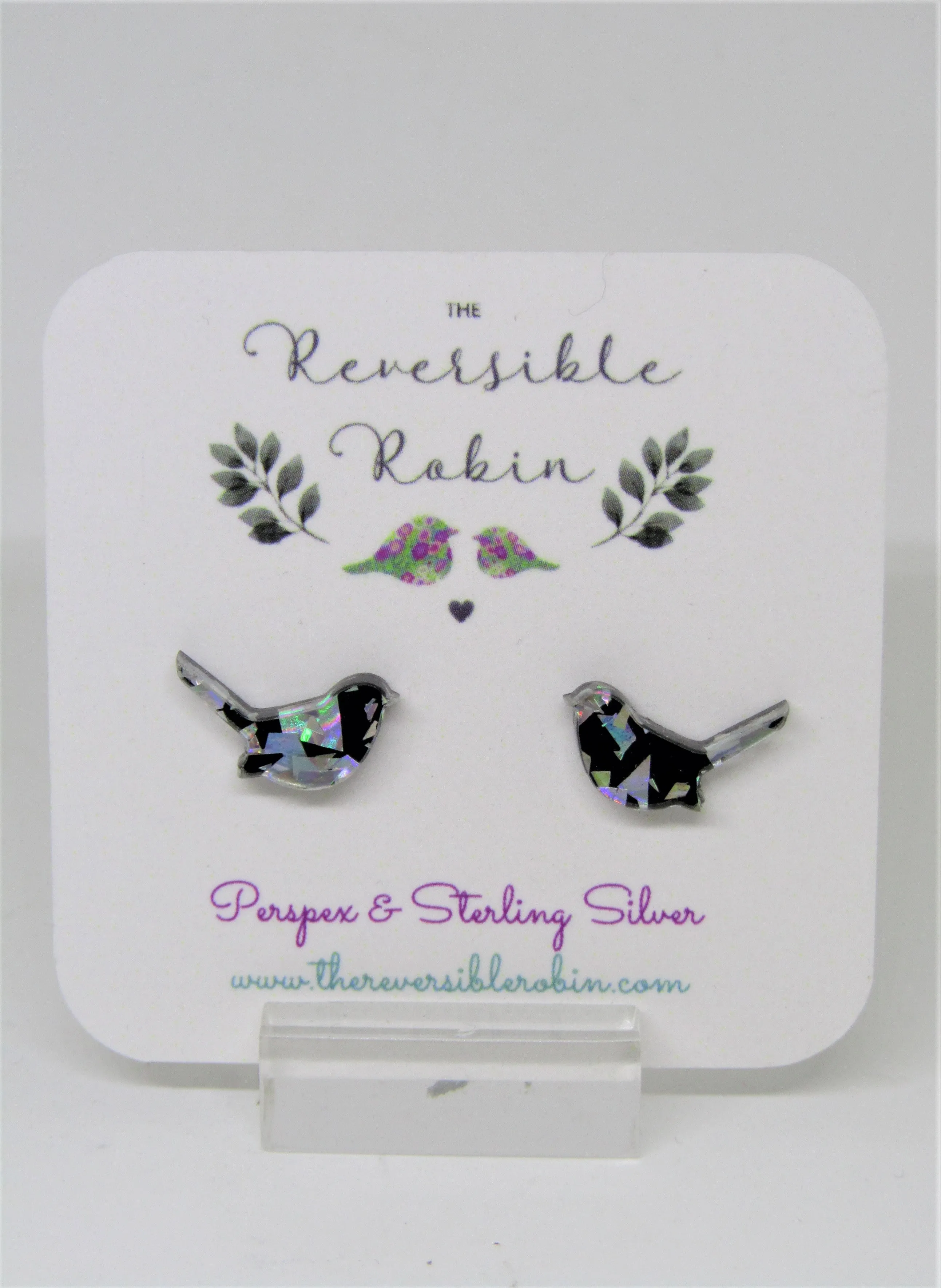 Bird Design Earrings by Sophie Court