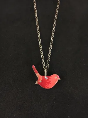 Bird Design Reversible Necklace By Sophie Court