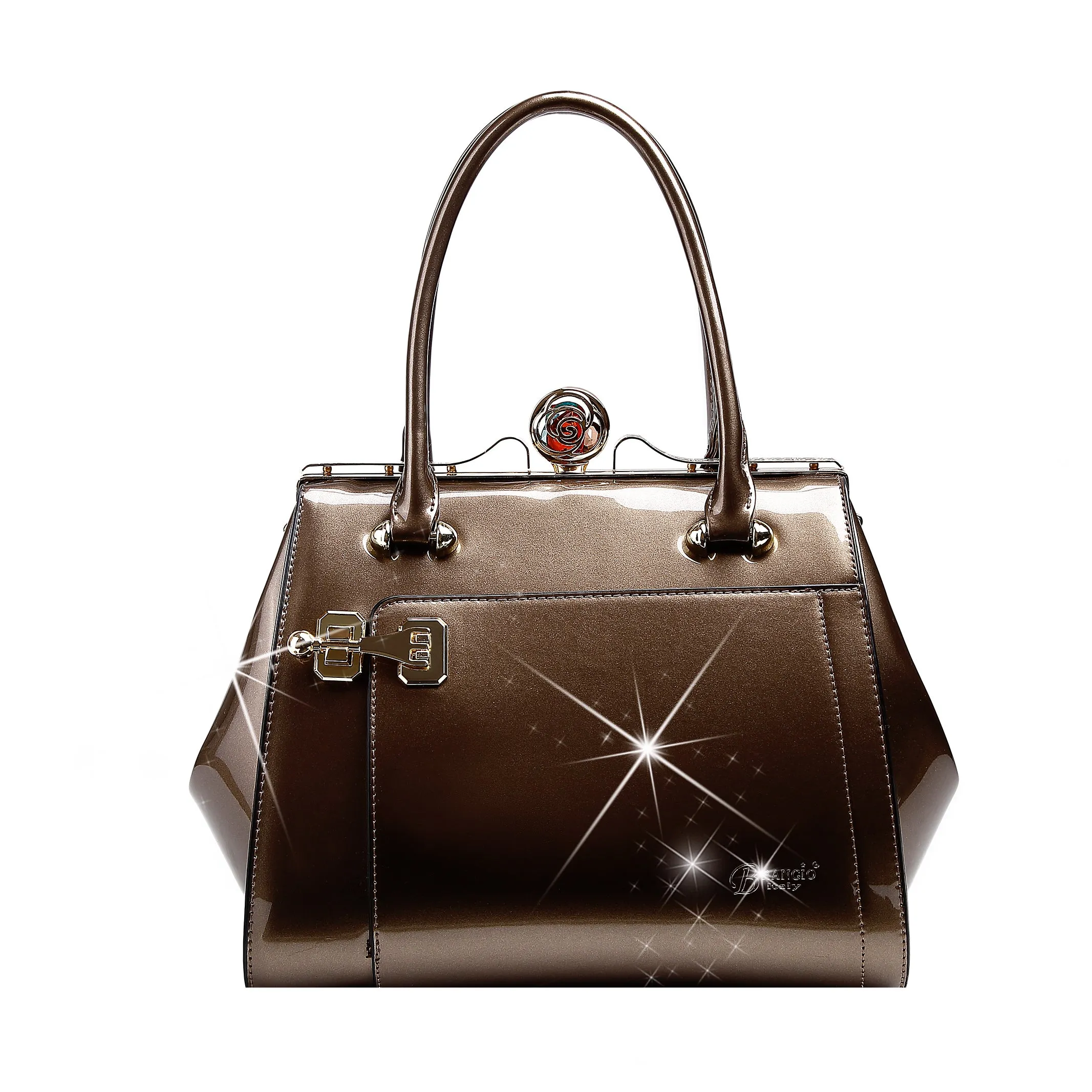 Brangio Luxurious Patent Handbag