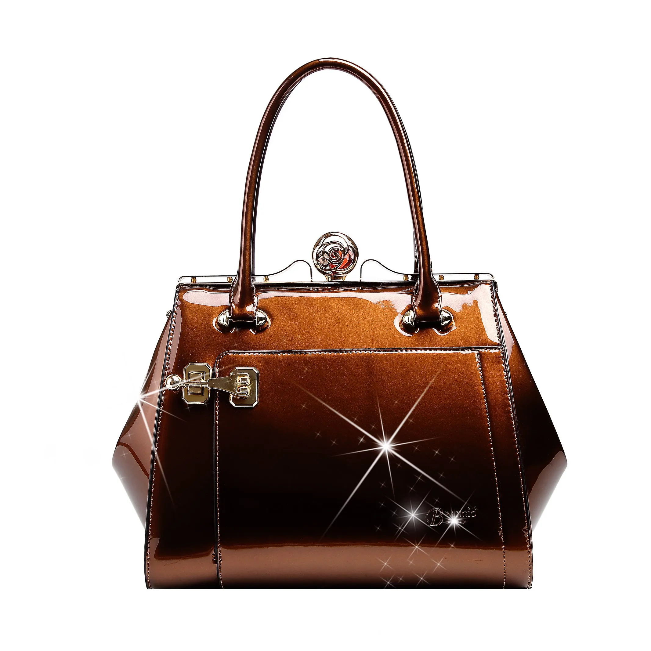 Brangio Luxurious Patent Handbag