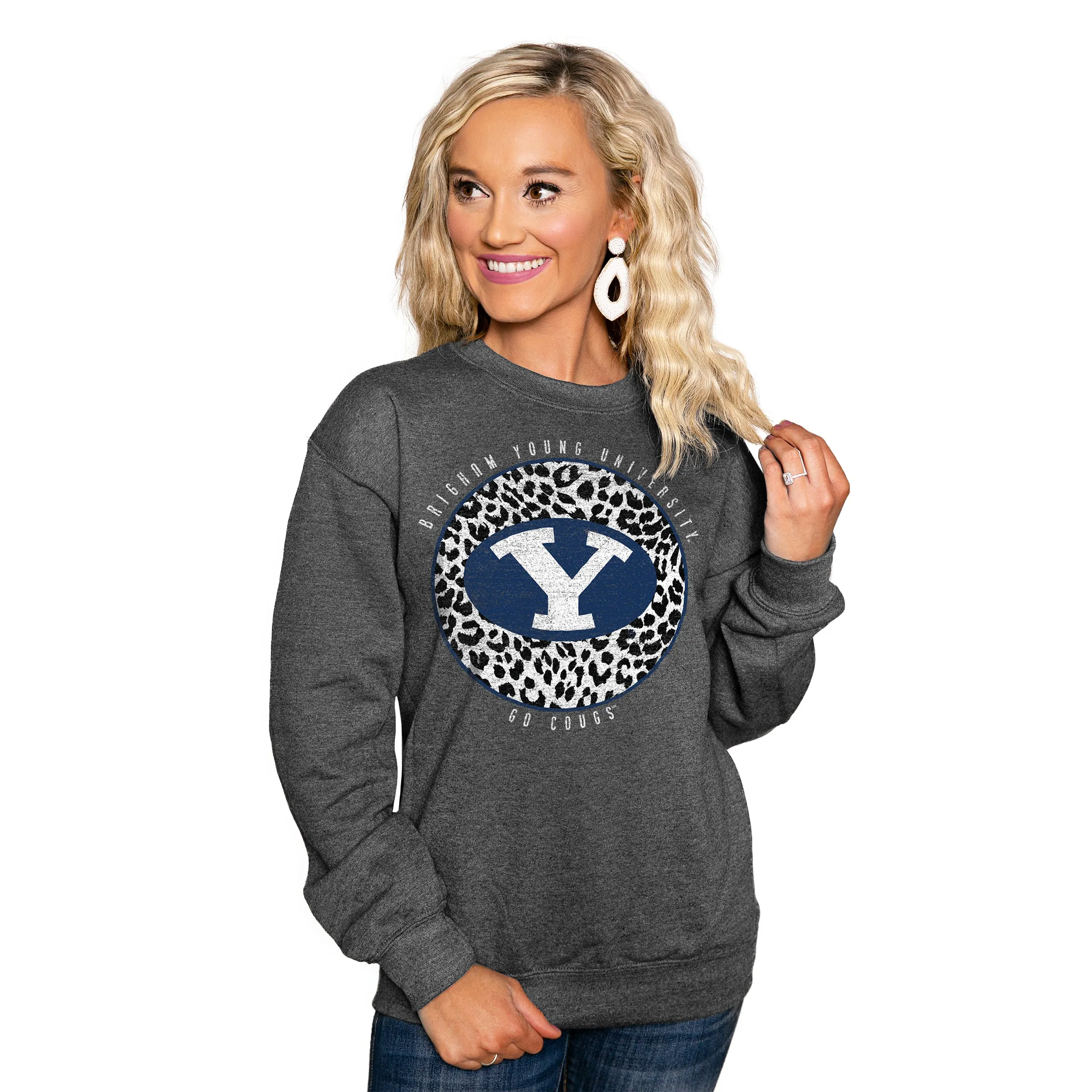 BYU COUGARS "CALL THE SHOTS" PERFECT CREW SWEATSHIRT