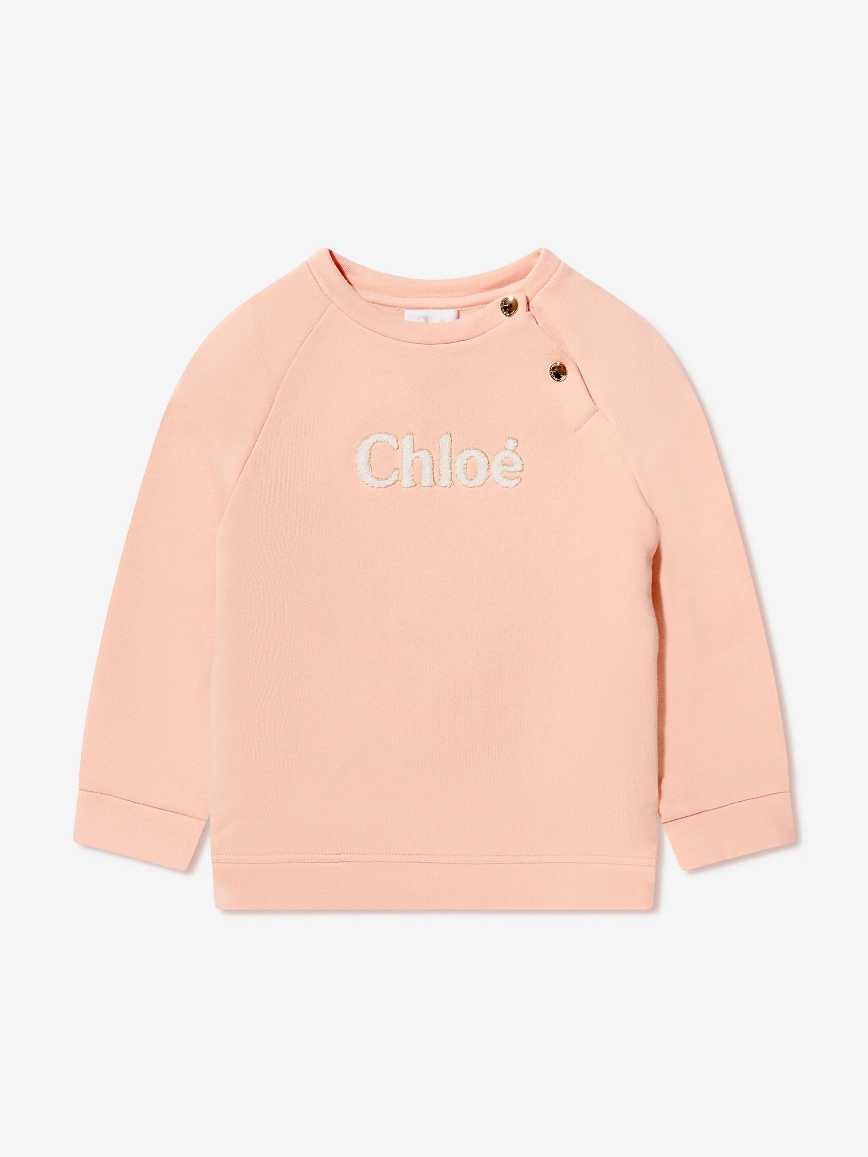 Chloé Baby Girls Organic Cotton Sweatshirt