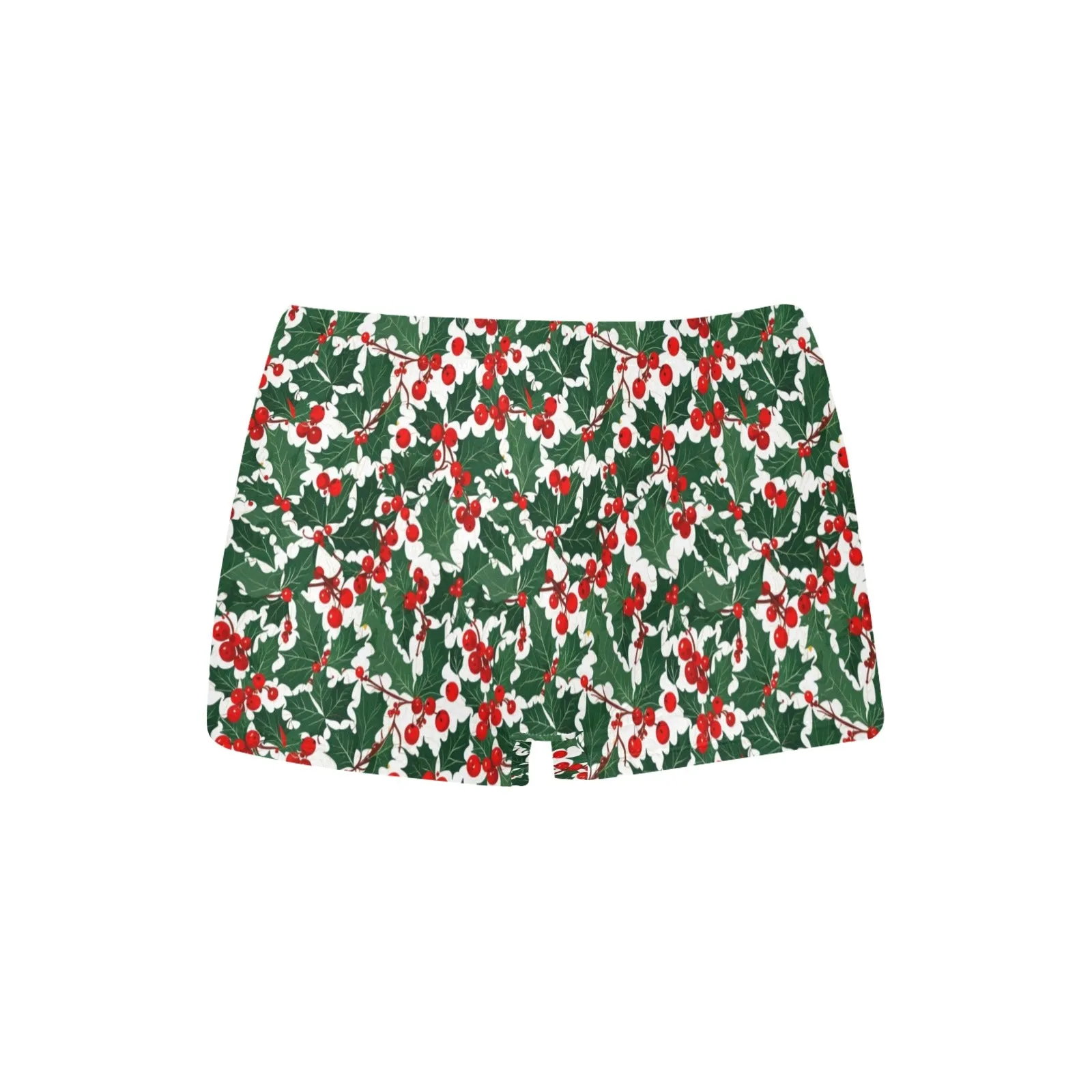 Christmas Holly Women's Underwear Shorts Women's Underwear Shorts