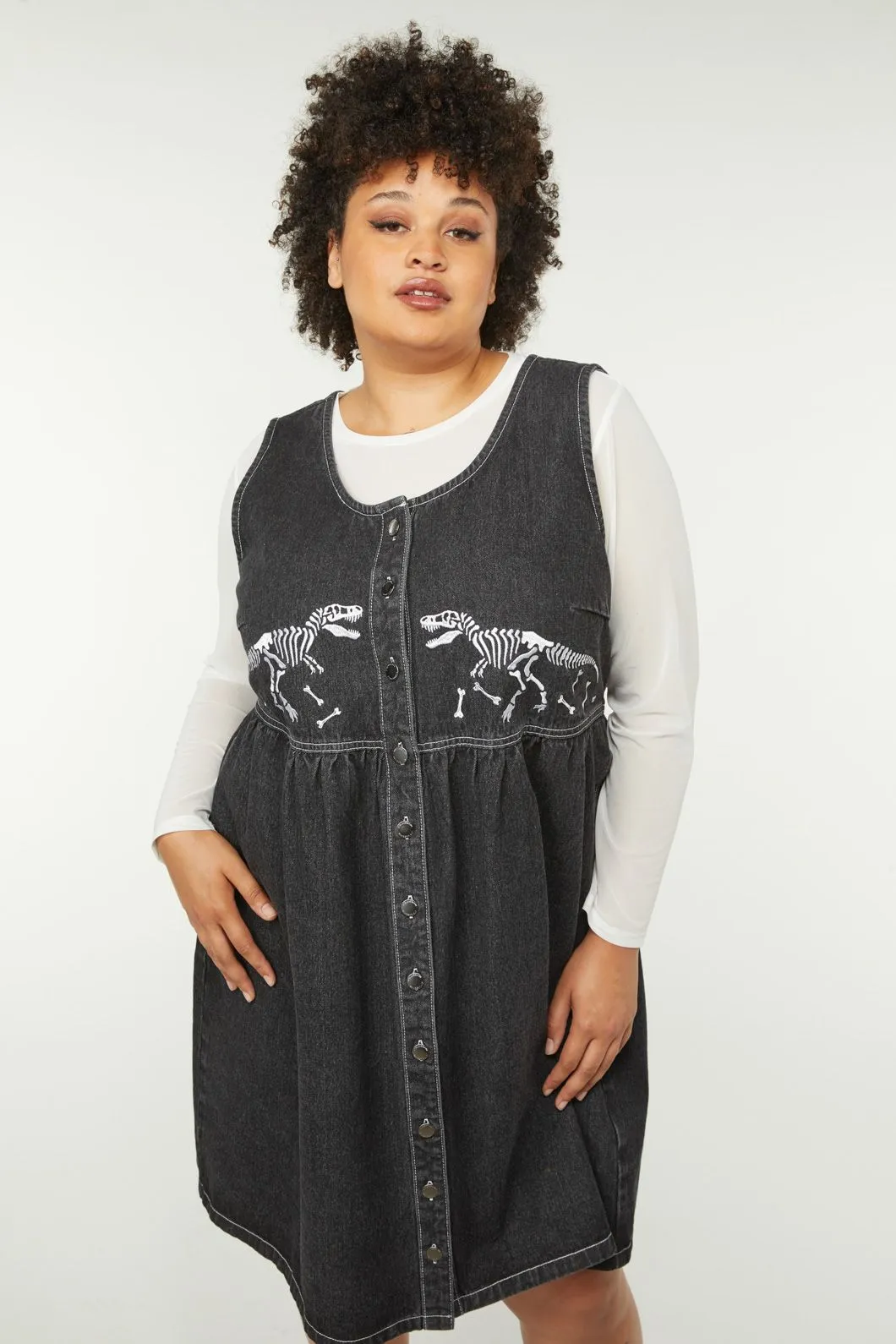 Curve Early Jurassic Dino Pinafore