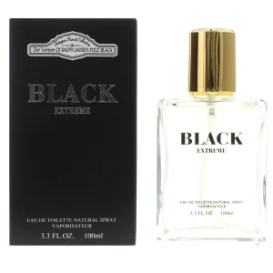 Designer French Collection Black Extreme Eau de Toilette 100ml