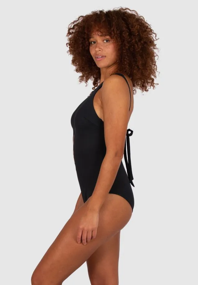 ECO High Neck One Piece Black