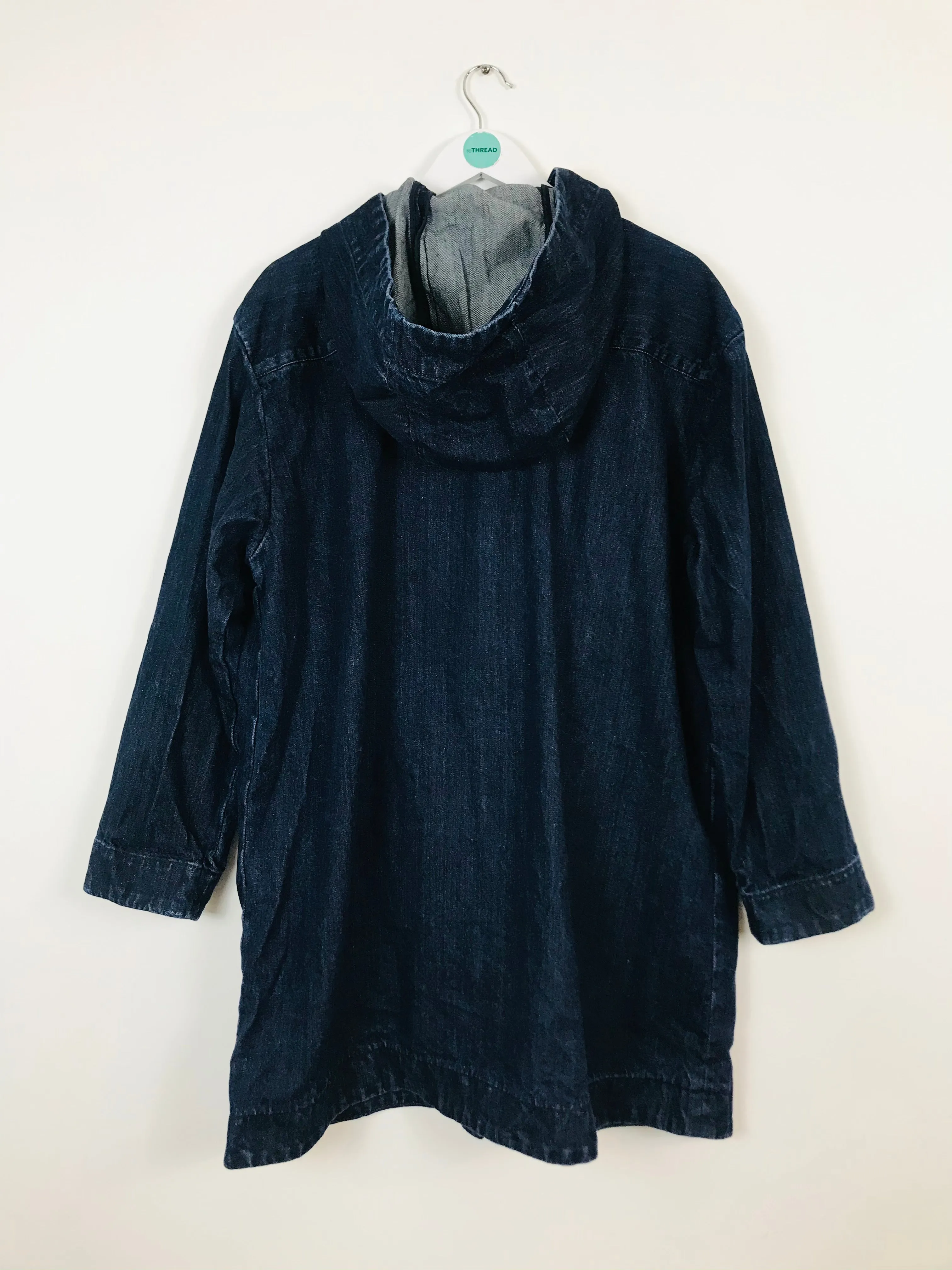 Edit Womens Oversized Denim OverCoat | UK12 | Blue