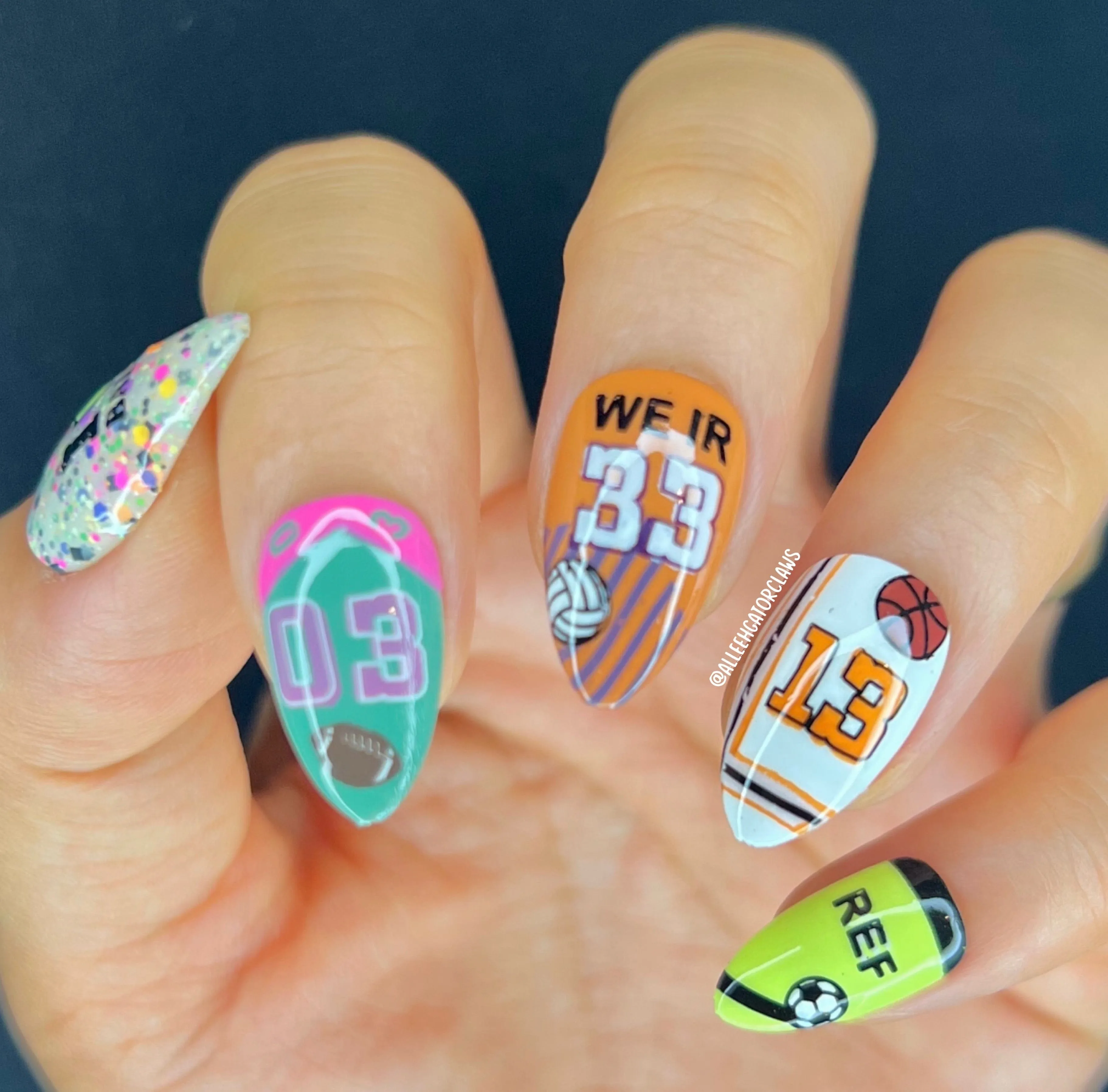 Game On: Sports Jersey (M306) - Nail Stamping Plate