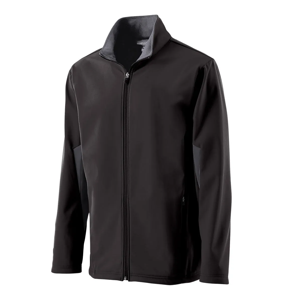 Holloway Men's Black/Graphite Full Zip Revival Jacket