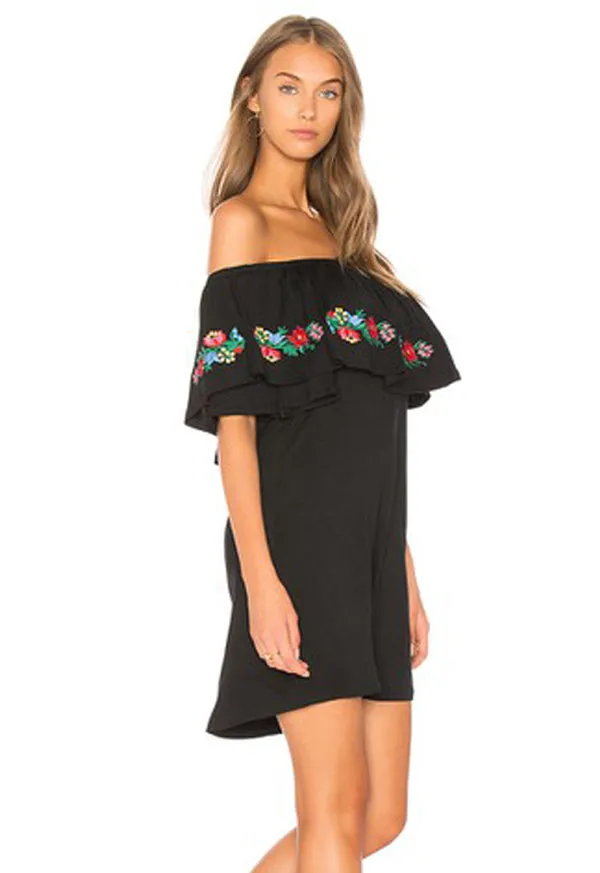 KEELY OFF SHOULDER DRESS-CVD1712