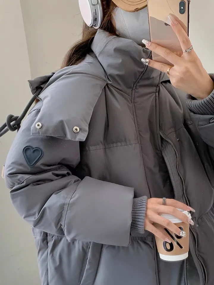 Korean Winter Women's Oversized Puffer Jacket