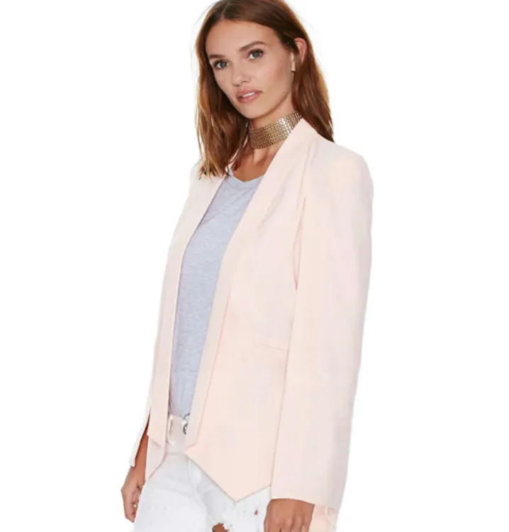 Long Sleeve Lapel Coat