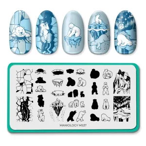 Polar Bears (M537) - Nail Stamping Plate