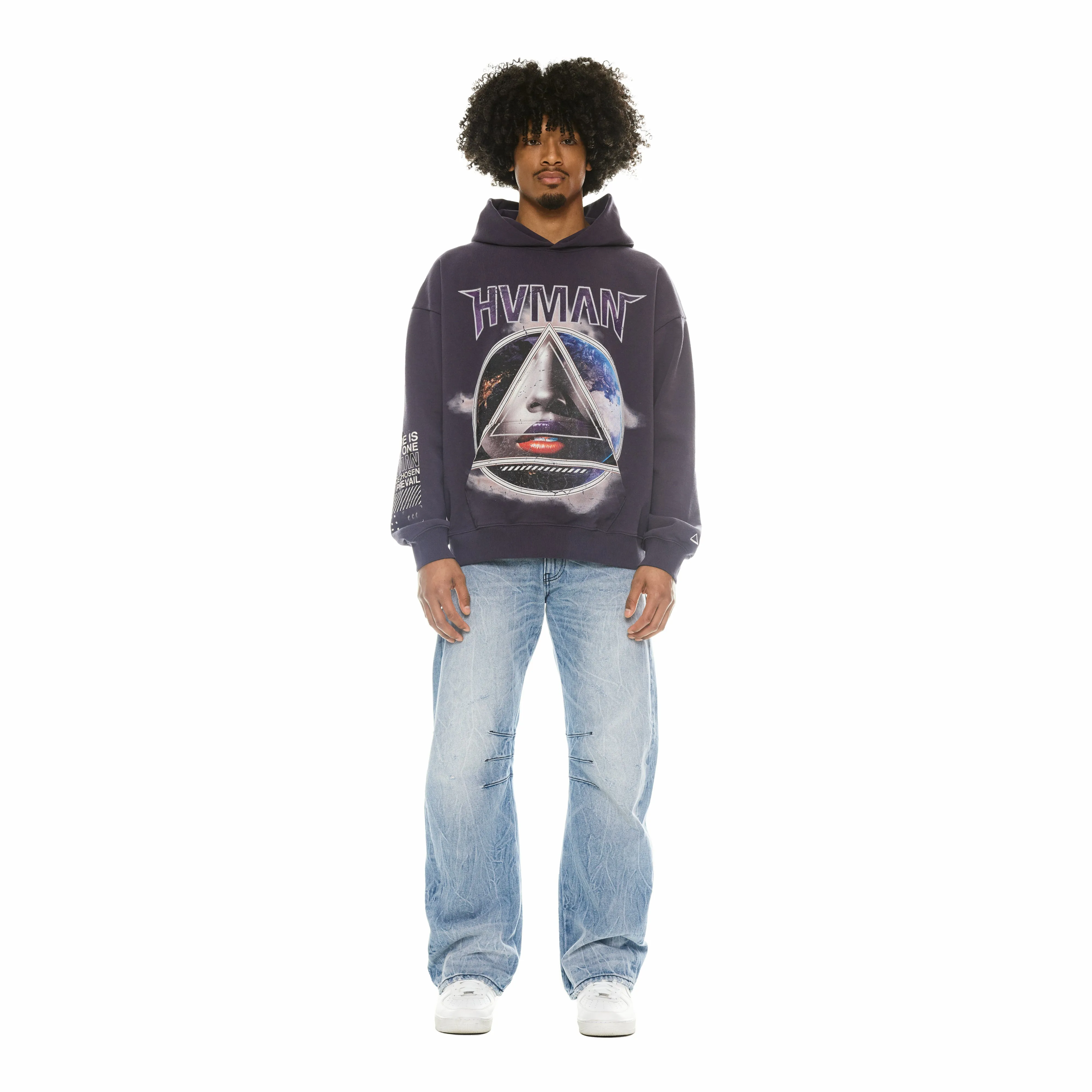 PULLOVER SWEATSHIRT IN PARACHUTE PURPLE