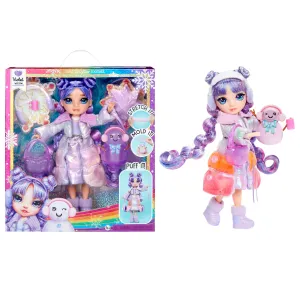 Rainbow High Winter Wonderland Violet - Purple 11” Fashion Doll with a Magic Snow Outfit