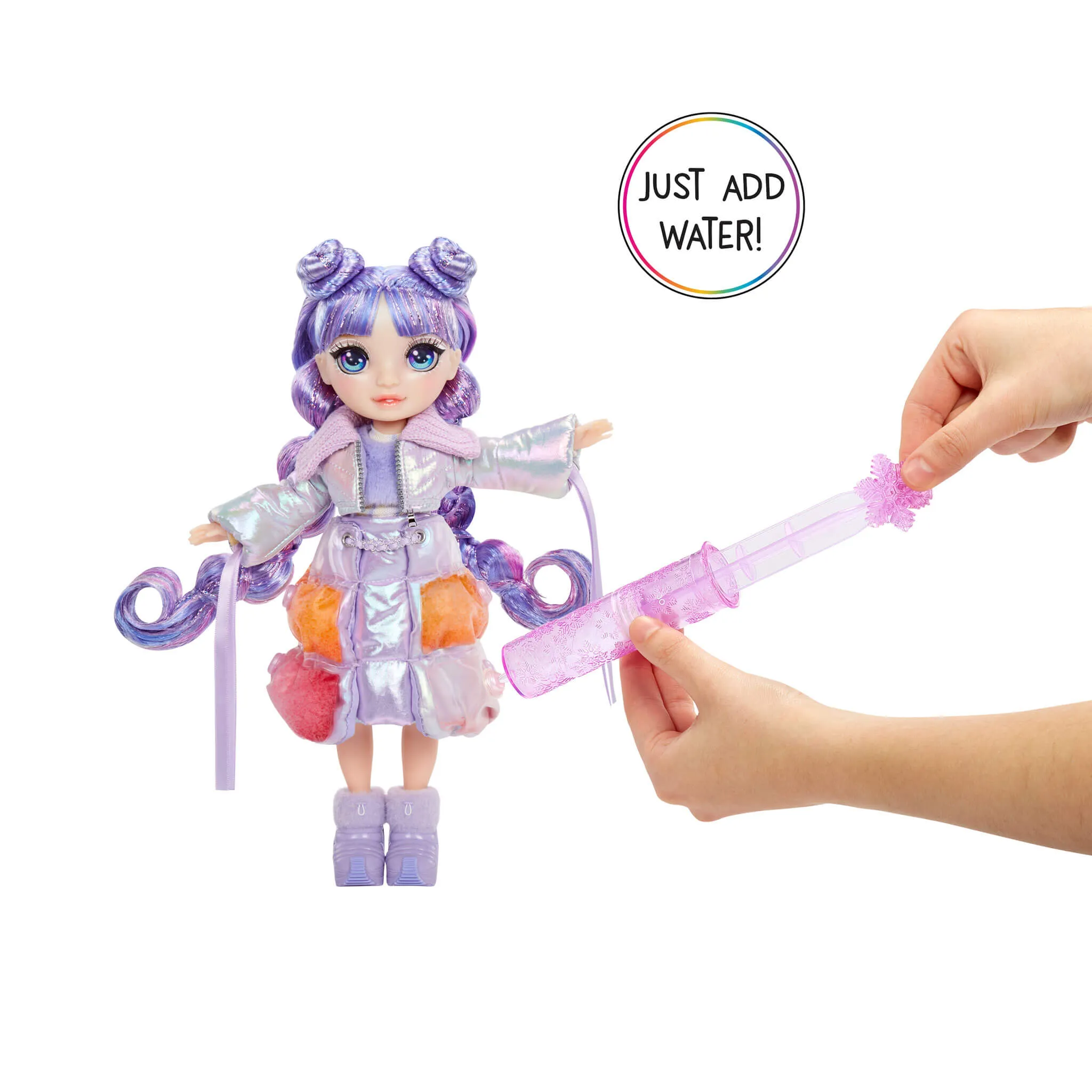 Rainbow High Winter Wonderland Violet - Purple 11” Fashion Doll with a Magic Snow Outfit