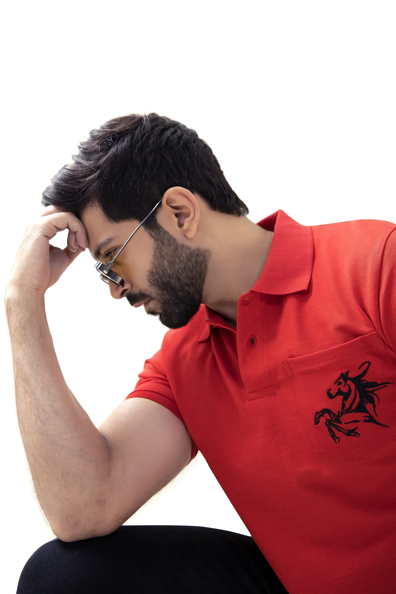 Red Pocket Polo - A20 - MP0016R