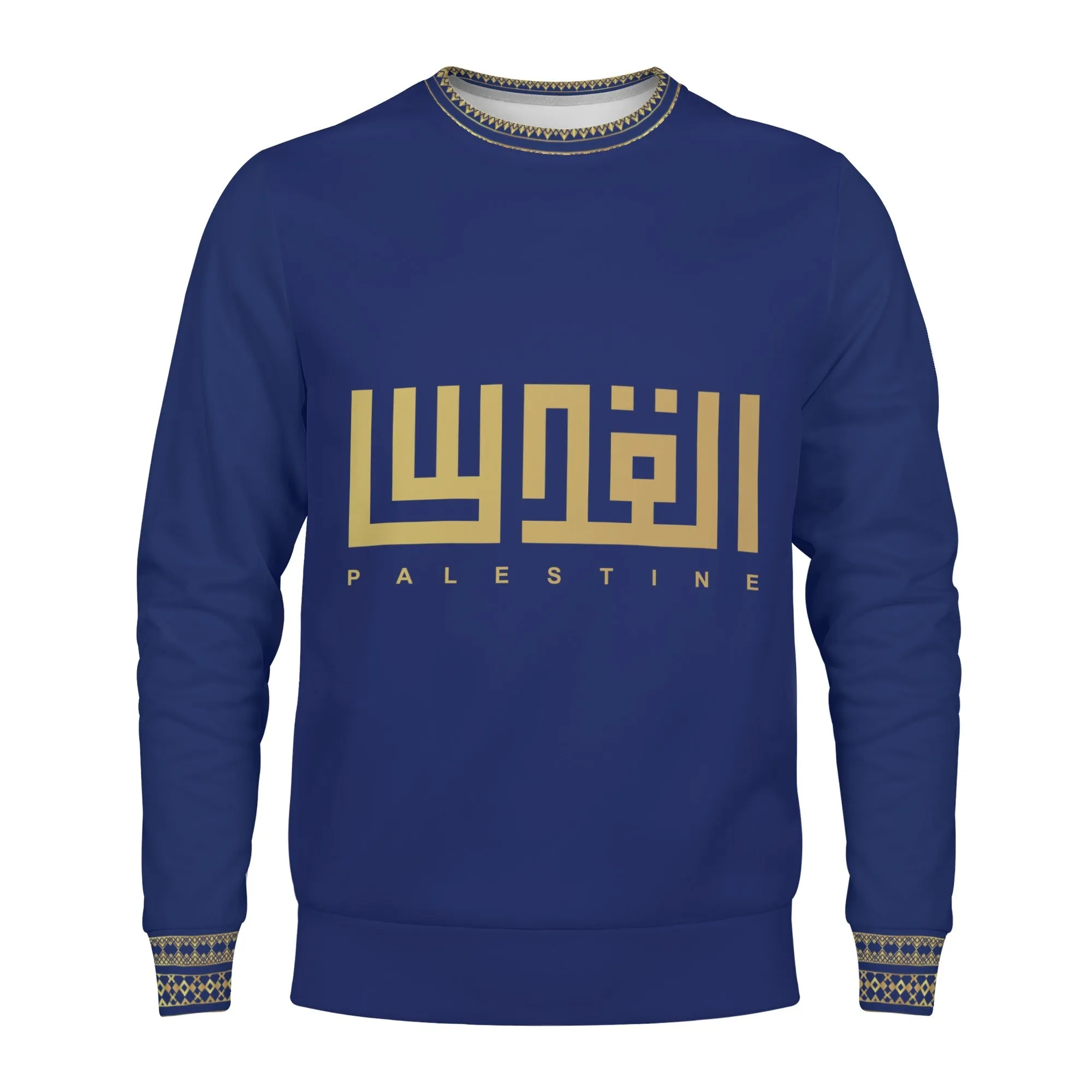 Soft Kids Word Velvet Navy Sweater