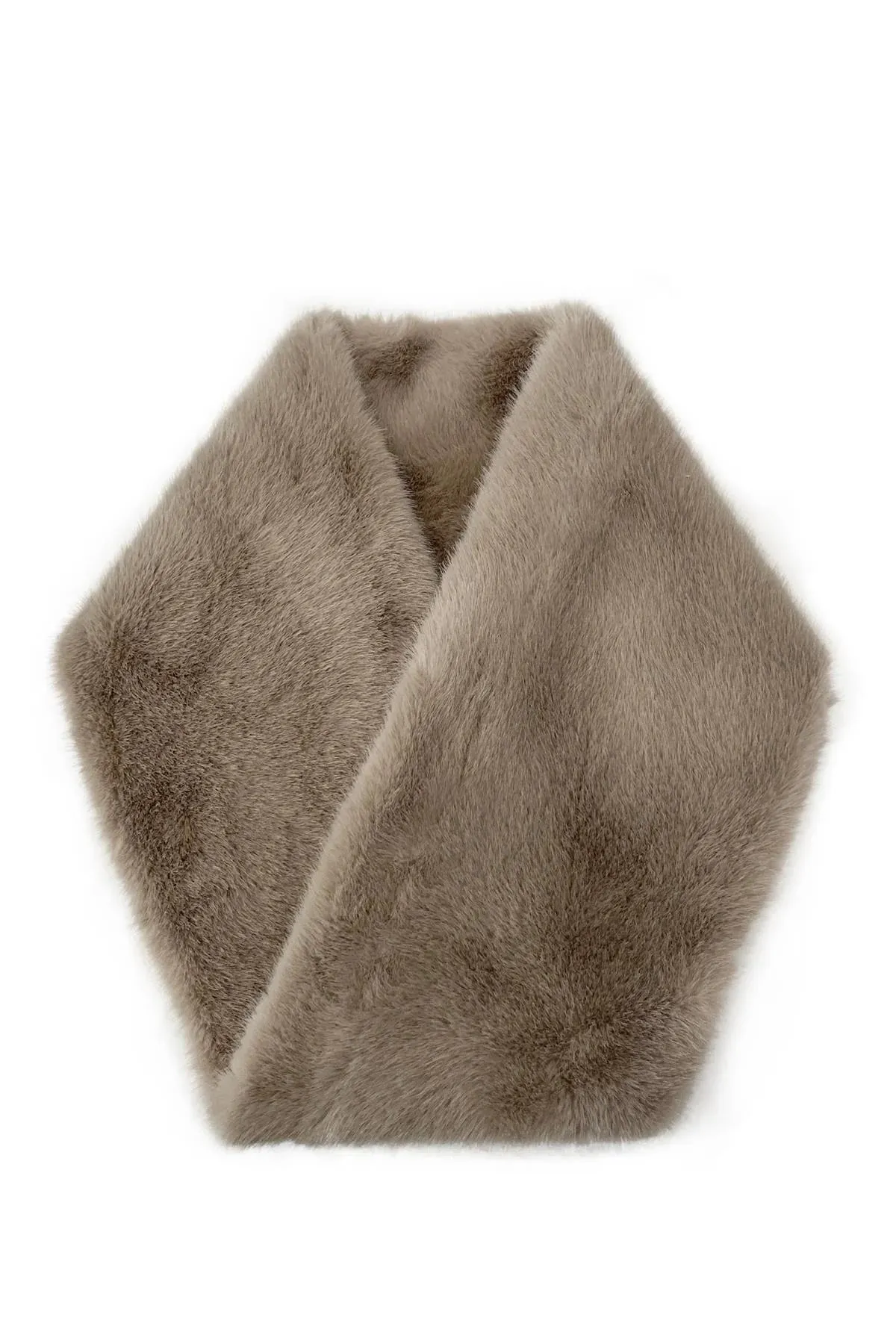 Soft Plain Faux Fur Snood