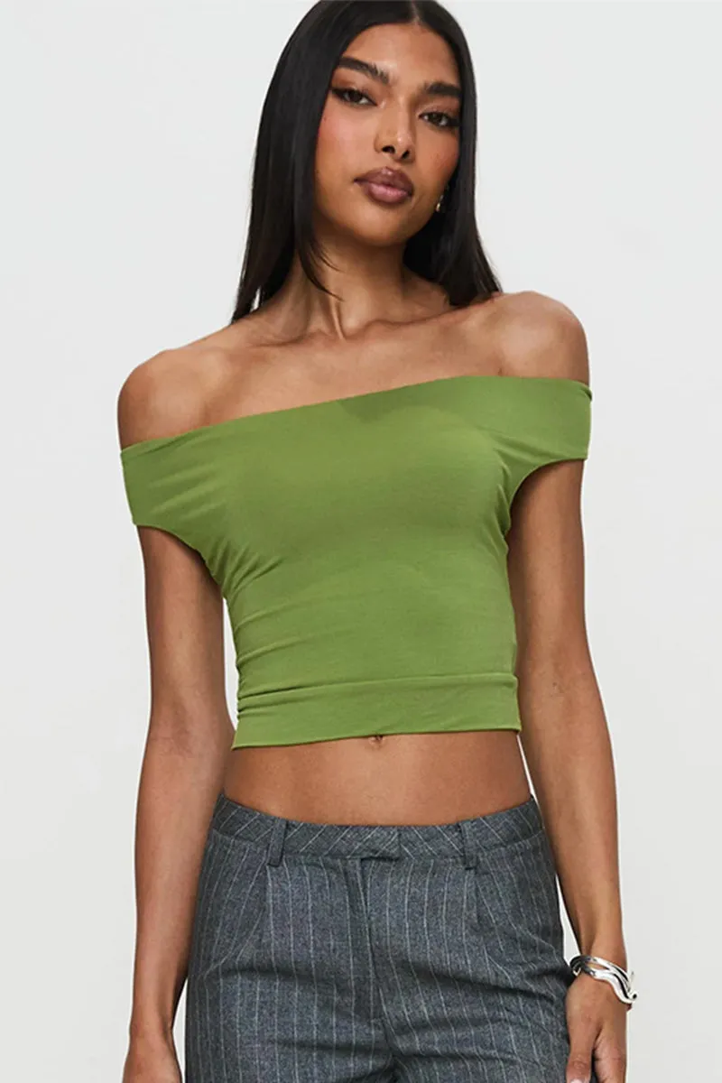 Solid Backless Sleeveless Crop Top