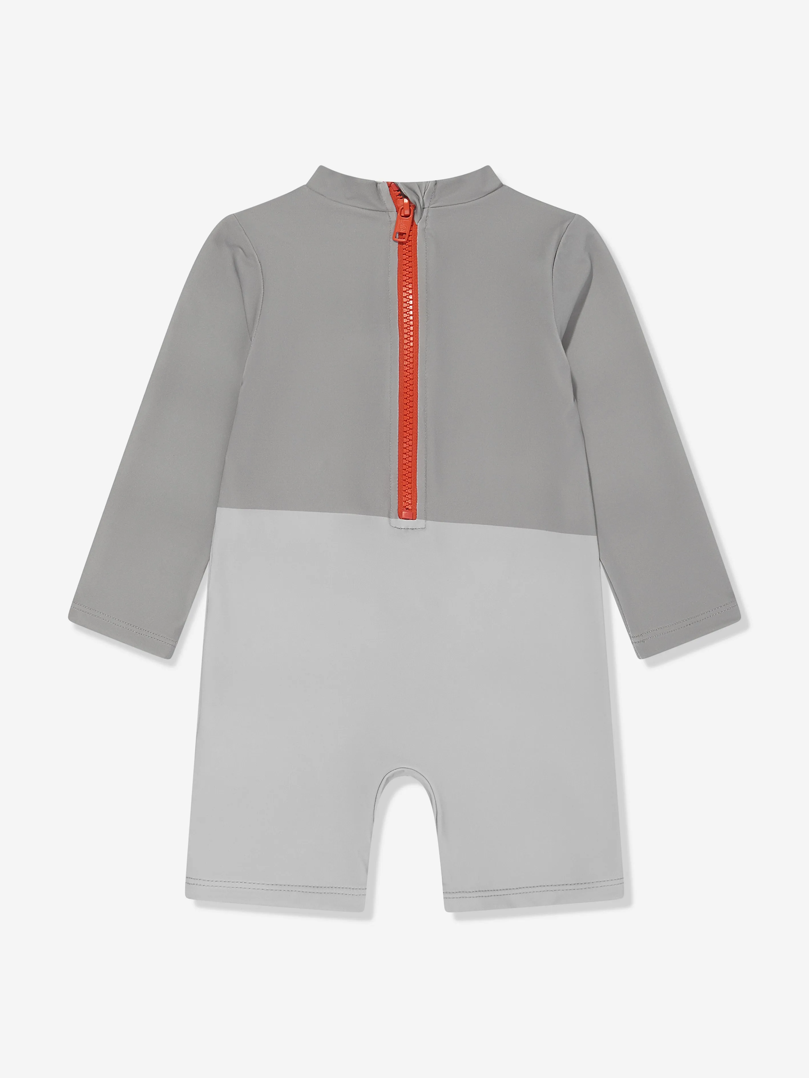 Stella McCartney Baby Boys Shark Sun Suit in Grey