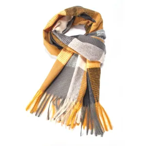 Tartan Scarf Mustard