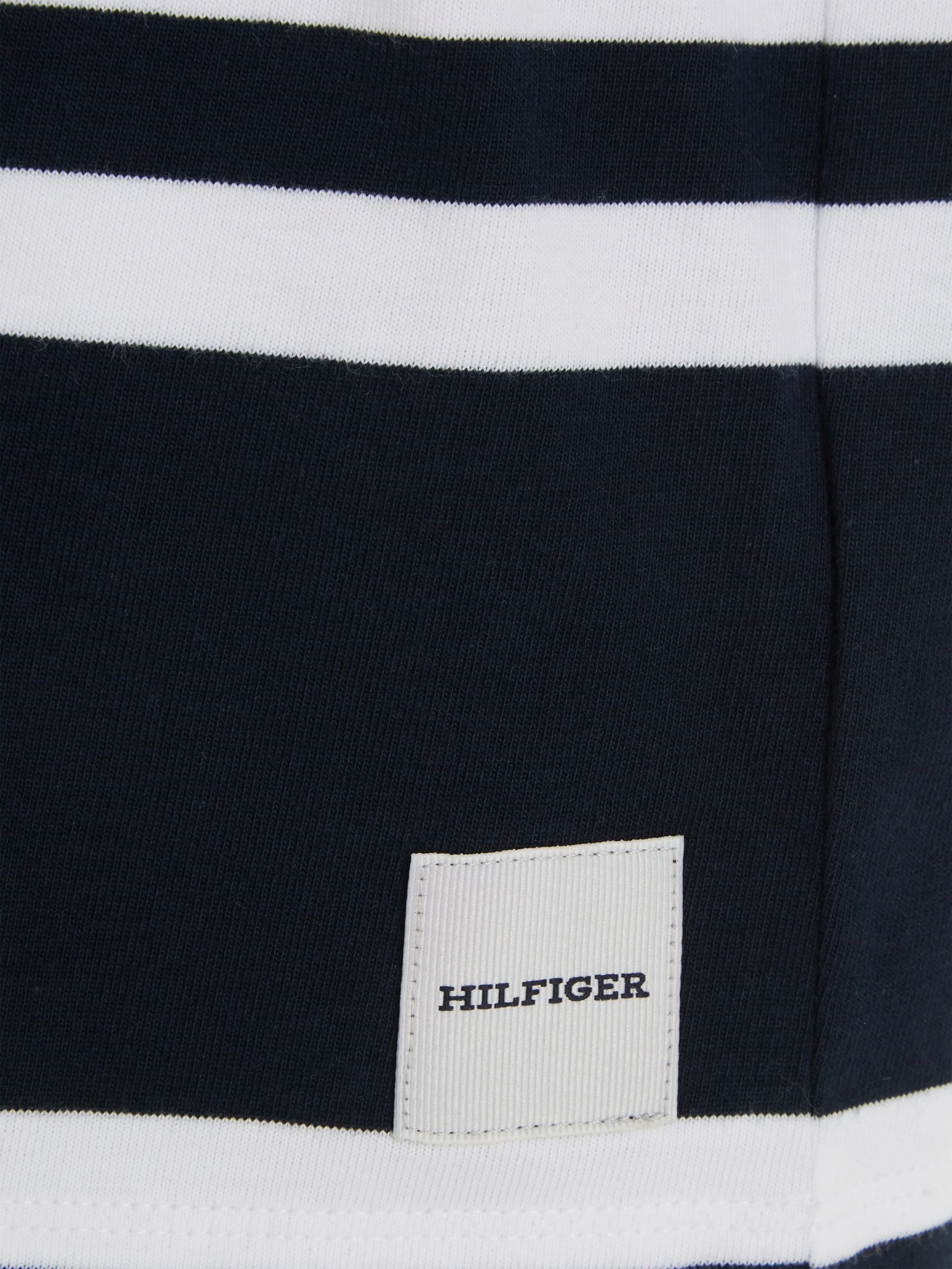 Tommy Hilfiger Boys Rugby Stripe T-Shirt in Black