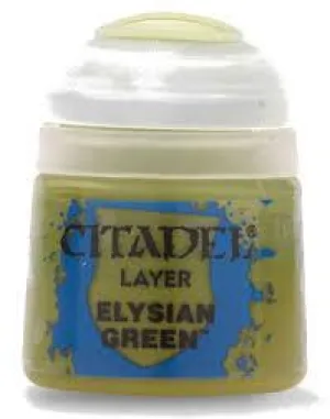 Warhammer Citadel Paint: LAYER Elysian Green