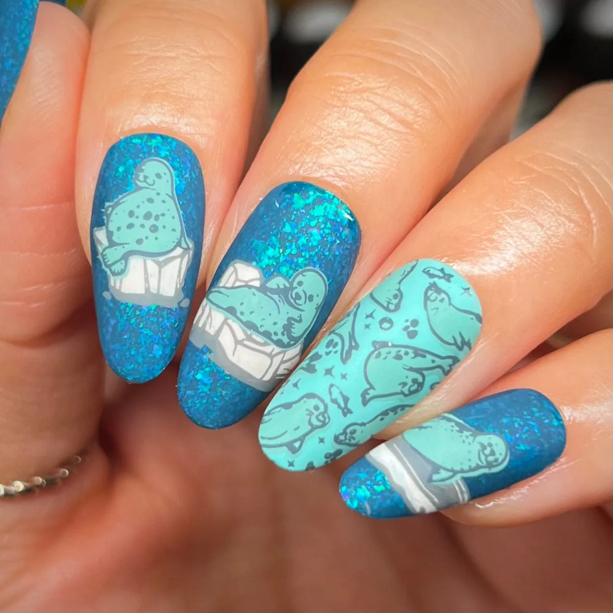 Water Pups (M547) - Nail Stamping Plate