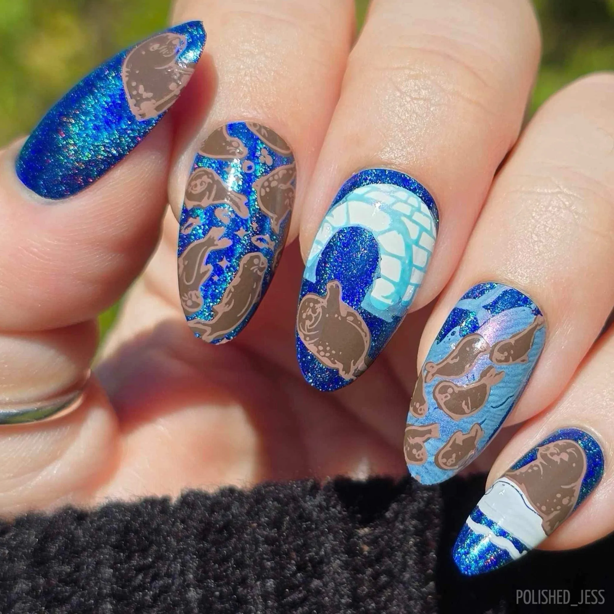 Water Pups (M547) - Nail Stamping Plate