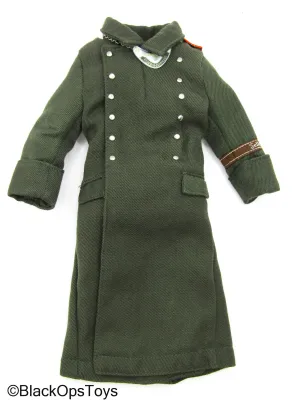 WWII German - Green Field Officer Overcoat