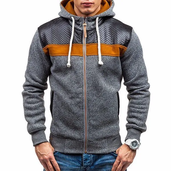 Zip Up Casual Sport Hooded Tops